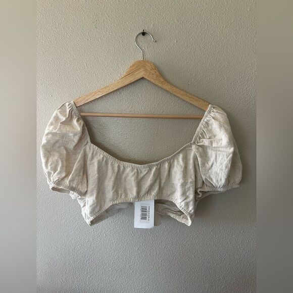 NWT Dippin Daisys Linen Blend Marla Crop Top and Saltwater Skirt 2 Piece Set M - Picture 13 of 15